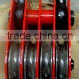 Superior Quality Closed Shackle 3 Wheel Pulley Block thumbnail-3