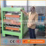 JCX Golden Supplier 850/910 Double Sheet Roll Forming Machine Machinery