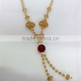 fashionable crystal beads necklace