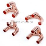 Copper fitting clamp type tee 3 way elbow