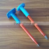 free sample carbon steel material construction tools cold chisel with plsatic handle