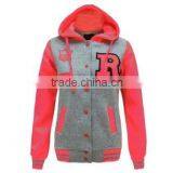 Custom Varsity Wool Jackets,wholesale Varsity Wool Jackets With Leather Sleeves,Wool Varsity Baseball Zipper Jacket, Wool JKT thumbnail-1