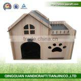 Aimigou Wholesale Indoor Wooden Pet House & Cat Dog Wooden House thumbnail-2