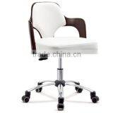 HOT Fashion WorkWell Executive Computer Desk Office Chair With Bent Wood Frame thumbnail-4