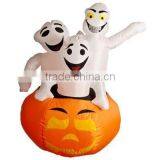 1.22m Inflatable Halloween Pumpkin with 3 Ghosts Jumping Out
