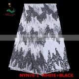 2016 Wholesale Embroidery Tulle Lace Fabric Nigerian French Net Lace for Wedding Dreeses /NYN76