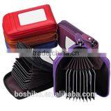 Custom Wholesale Organ Style Genuine Leather Credit Card id Card Holder thumbnail-1