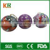 Snow Printing Metal Gift Christmas Ball