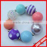 Wholesale Birthday Chunky Bead Bracelet for Little Girl thumbnail-1