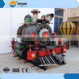 Large Mechanical Festival Decoration With Locomotive thumbnail-1