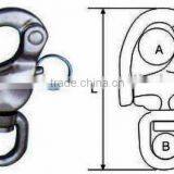 Stainless Steel Swivel Snap Shackle Round Eye Head(Marine Hardware) thumbnail-1