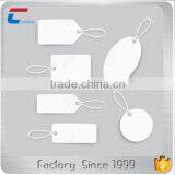 Custom Shaped White PVC Suitcase Luggage Tags With Punching Holes thumbnail-1