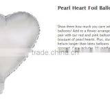 Hot Pearl Red Pink Heart -Shaped Foil Balloon thumbnail-2