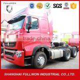 SINOTRUK HOWO T7H 6X2 440HP Euro4 MAN Engine Tractor Head Truck With Rear Axle Lifting thumbnail-1