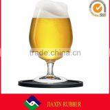 Durable Round Shape Silicone Coaster Black Silicone Rubber Drink Coasters Cup Mats 10 cm thumbnail-4