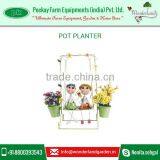 Custom Cheap Resin Flower Pot Planter Unique Boy Girl Two Pot Planters for Sale thumbnail-1