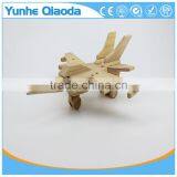 Wood 3D Vehicle Puzzles Warcraft 3D Woodcraft Kit Assemble Paint DIY 3D Puzzle Toys for Kids Adults the Best Birthday Gift thumbnail-2