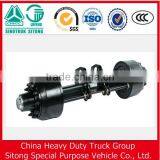 China Semi-trailer 16t Round Beam German Axle for Sale thumbnail-2