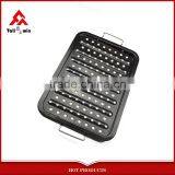 Professional-Grade Stainless Steel Non-stick BBQ Grill Topper Pan thumbnail-4