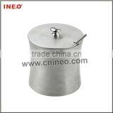 Stainless Steel Sugar Bowl(With Spoon) thumbnail-1