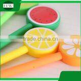 Promotional Wholesale Cheap Funny Cartoon School Office Stationery Mini Plastic Fruit Roller Ball Point Pen thumbnail-2
