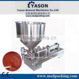 100-1000ml High Precision Semi Automatic Piston Filling Machine for Cosmetic Cream/paste thumbnail-1