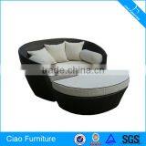 Luxury Hotel Style Rattan Outdoor Waterproof Daybed thumbnail-2