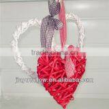 Fashionable Wicker Handmade Hear Shape Hanging Easter Decoration From Manufacturer thumbnail-1