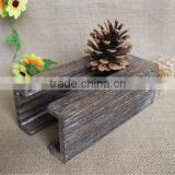 Винтажный цветной художественный индивидуально изготовленный деревянный держатель для подставок под стаканы thumbnail-4