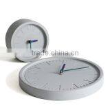 Mini Plain Concrete Table Decoration Bare Concrete Desktop Clock thumbnail-5