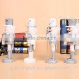 Wooden White Soldier Nutcracker Trendy Christmas Gifts thumbnail-2