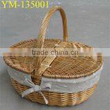 Willow Picnic Basket thumbnail-1