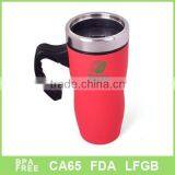 2015 New Products Stainlesss Steel Double Wall Car Mug With Rubber Paiting thumbnail-1