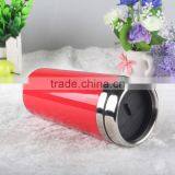 Promotional Red Stainless Steel Travel Mug thumbnail-1