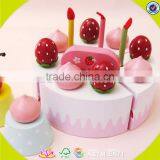 Wholesale Pretend Play Pink Wooden Kids Baking Set Top Fashion Wooden Kids Baking Set W10D013 thumbnail-4