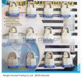 30mm LAMINATED STEEL CASE PADLOCK ~ 12pc Set KEYED ALIKE