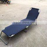 Orange Camping Beach 22mm Steel Tube Sunbed Lounge Chair thumbnail-2