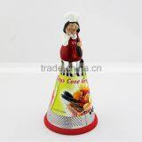 Happy Woman Cooker Statue Resin Handle Stainless Steel 10 Inch Cheese Grater Electric thumbnail-1