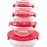 5pcs Glass Bowl Set thumbnail-1