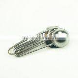 42135 Wire Handles Stainless Steel Nesting Measuring Cups and Spoons Set thumbnail-5