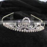 RhinH172-039estone Fashion Silver Bridal Jewelry Metal Wedding Tiaras Halo thumbnail-2