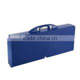 High Quality ABS Folding Table Set Portable Outdoor Camp Suitcase Picnic Table 4 Seats Blue thumbnail-2