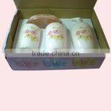 Household Flower AS Material Plastic Bathroom Accessory Set thumbnail-2