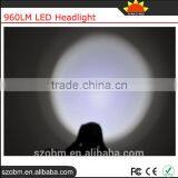 Boruit T6 960lm 3 Mode Head Lamp Led Rechargeable Camping Head Light Headlamp Headlight thumbnail-6