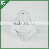 Engraved Long Triangle Yurt Glass Bottle for 80ml Reed Diffuser Oil