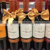 Elastic Loop Satin Ribbon Wine Bottle Bow Tie thumbnail-1