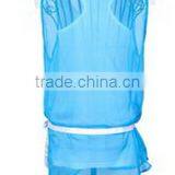 Promotional Top Quality Daily Wear Smart Casual Sleeveless Latest Design Girls Top With Belt thumbnail-2