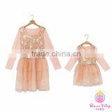 Wholesale Mother and Daughter Matching Dresses Mommy and me Clothing thumbnail-3