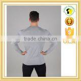 Custom Gym Wear t Shirt Long Sleeve Crew Neck t Shirt Wholesale thumbnail-2