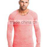 Compression Long Sleeve Gym t Shirt With Scoop Neck thumbnail-2